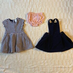 Bundle of 2 Ralph Lauren dresses (24 months) plus bloomers